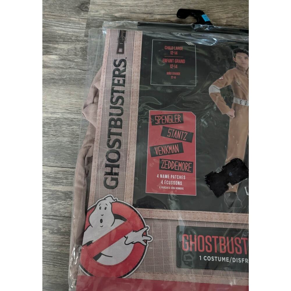 NEW! Childs Ghostbusters Halloween Costume Movie Cosplay Size L 12-14 Backpack - Picture 5 of 13